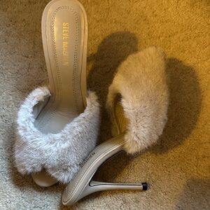 Steve Madden Women's Plush Tan heels